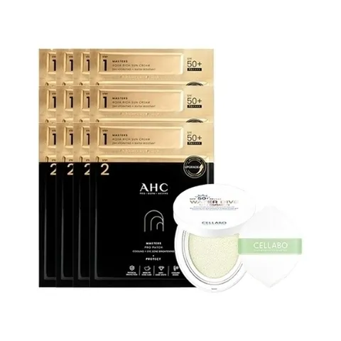 AHC AHC 마스터즈 선패치 2스텝 (선크림 1.5ml) x 12회분   셀라보 선쿠션 시즌2 23g21562397587795