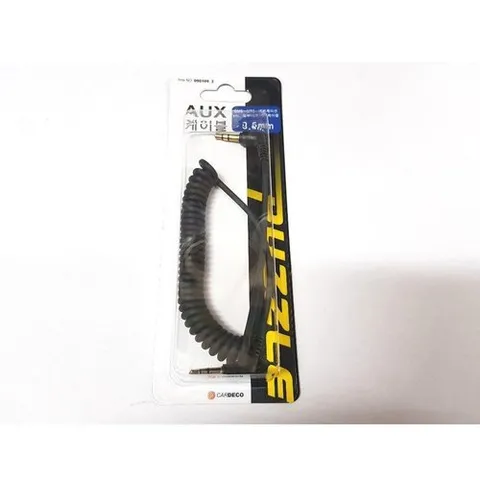 기타 고품질 퍼즐 AUX케이블 옥스케이블 3.5mm 스프링 잭 차량용케이블 AUX케이블 옥스케이블 W3E4376