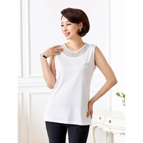 마담엘레강스 베키 로고 핫픽스 블라우스 K191BL11_P320365168