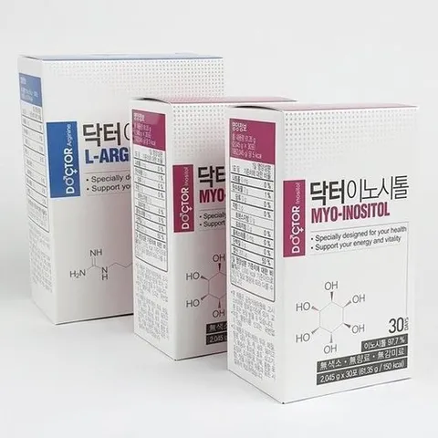 기타브랜드 닥터에디션 아르지닌 30포 + 이노시톨 60포 세트 1개월분_P408412333