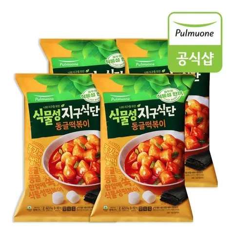 풀무원 식물성지구식단 동글떡볶이 423.5g(2인분) x 4봉