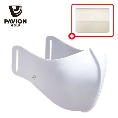 파비온골프 파비온 지오벨 빨아쓰는 입체 마스크 (화이트)_항균 파우치