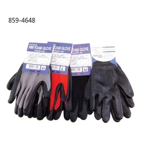 기타 광명코팅 N.NBR폼 코팅장갑 회색L 859-4648 (10개)_W57F3E0