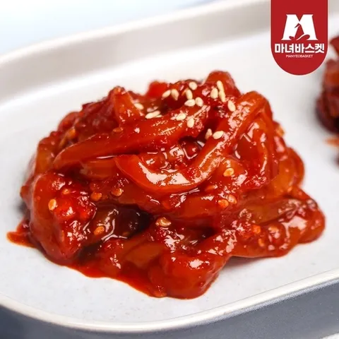 마녀바스켓 밥도둑 쫄깃한 오징어젓갈 500g x 2개