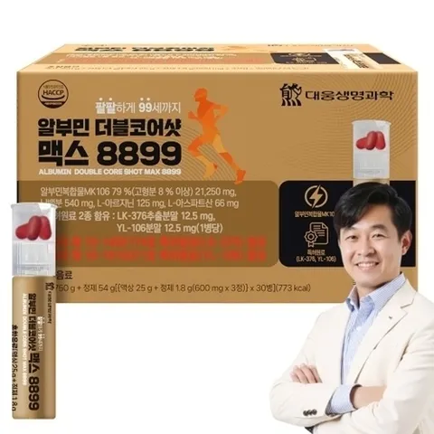대웅생명과학 대웅생명과학 알부민 더블코어샷 맥스 8899 1박스 (30병)23867745588671