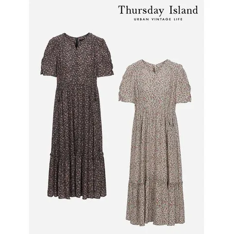써스데이아일랜드 Thursday Island] 플라워 패턴 원피스 (T246MOP133W)