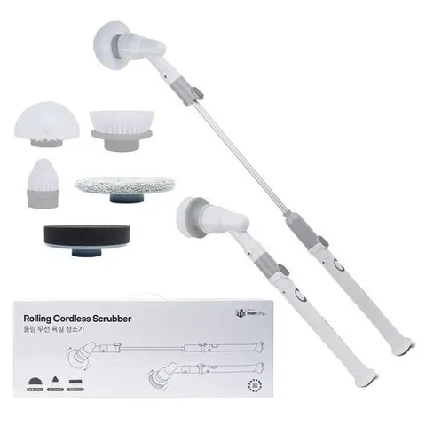 셀러허브 1 [XB6H9N97_55]롤링 무선 청소기 욕실청소기 그레이 2세대
