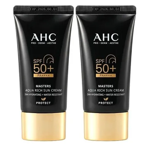 AHC AHC 마스터즈 선크림 아쿠아리치 썬크림 60ml 2개