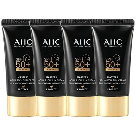[AHC] AHC 마스터즈 선크림 아쿠아리치 썬크림 60ml 4개