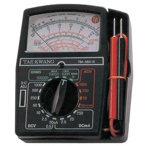 셀러허브 1 [RG8P84P8]아날로그테스터 TM 360R 전기테스터기 검전기