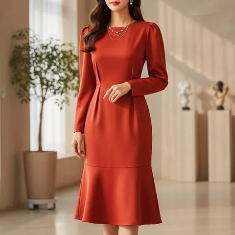 헤레이스 다트 프릴 원피스YMSH25FW108