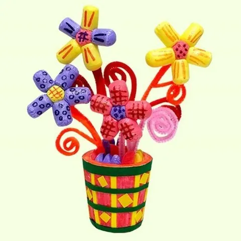 셀러허브 패션 [JHMRPQ69_51GP]아트콘 꽃화분 만들기