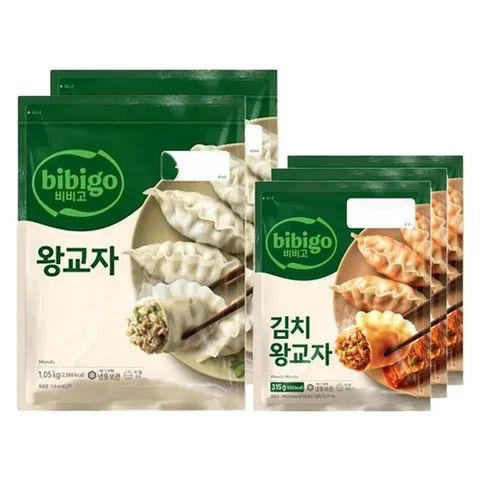 CJ제일제당 비비고 왕교자 1.05kgx2봉+김치왕교자 315gx3봉