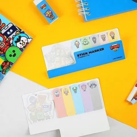 셀러허브 1 브롤스타즈인덱스점착메모 그레이