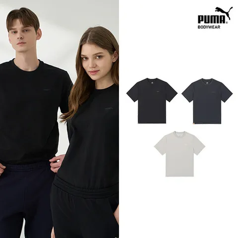 푸마스포츠B [비밀특가] [푸마] 패브릭 반팔티셔츠 남녀공용 3컬러 택1