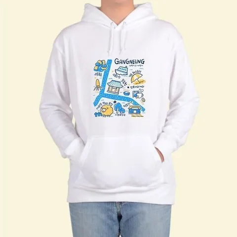셀러허브 1 [OFKMP085]국내여행 강원도 강릉 맞춤 후드티