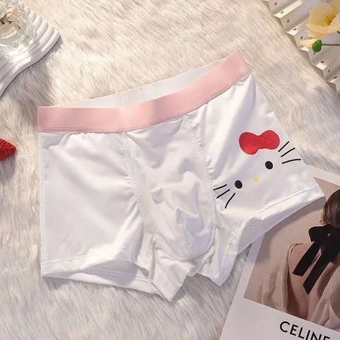 HOLYG 링캣 귀여운 야옹이 남여공용 드로즈 사각팬티