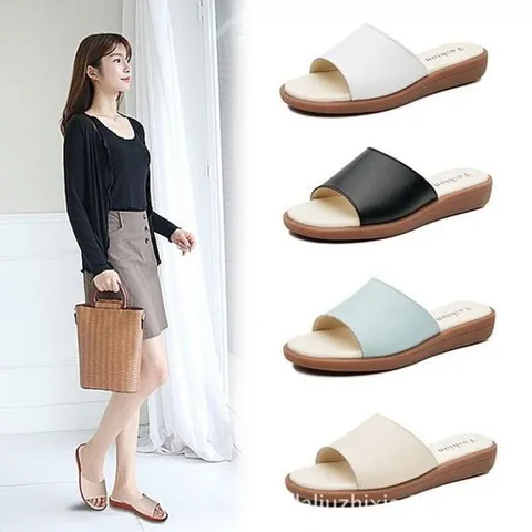 셀러허브 패션 쿠션슬리퍼 여성슬리퍼 여름샌들 웨지샌들18020