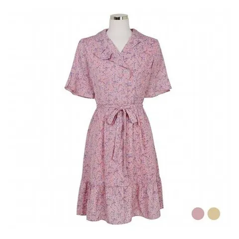 클라비스 클라비스]플라워 쉬폰 원피스(CVOWA3707M)