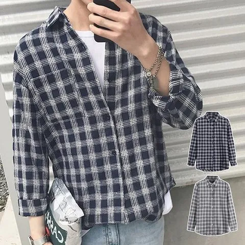 셀러허브 1 제이 체크 셔츠 (11043573)