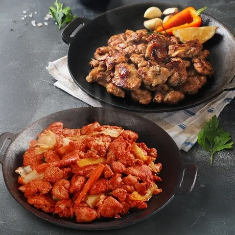 춘천닭갈비 순살 춘천닭갈비 500g + 간장닭갈비 500g