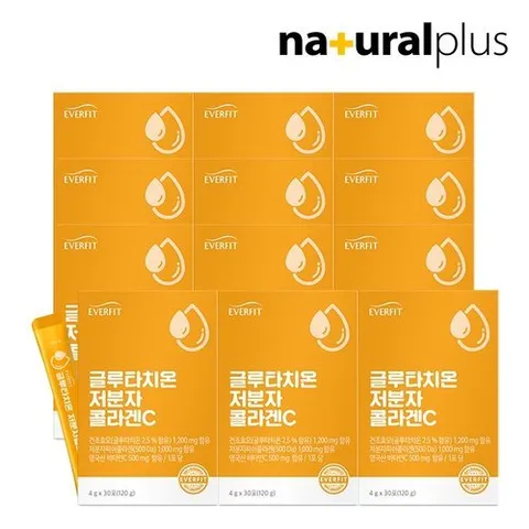 에버핏 [T]에버핏 글루타치온 콜라겐 비타민C 30포 12박스 / 먹는 엘라스틴