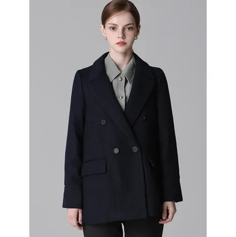 르오트 홈쇼핑방송/르오트(LeOT)] 클래식 울블렌디드 체크 재킷-사이즈 5588까지