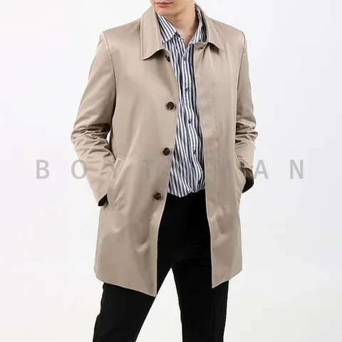 BOYtoMAN PLM802 남성 춘추 트렌치코트 남성복_P328254008