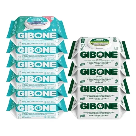 기본에 세균닦는 행주티슈 6팩 + 손걸레 청소포 4팩