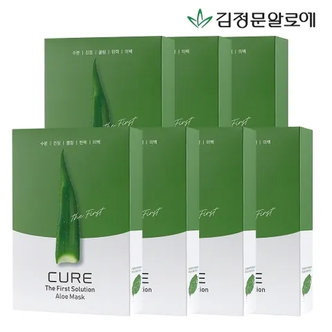 [김정문알로에] 큐어 알로에 마스크팩 시즌2 (70매)
