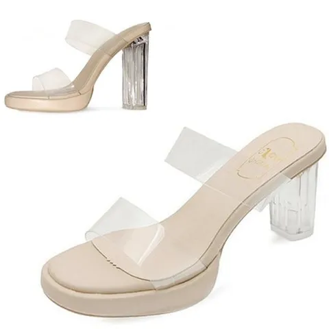 kami et muse 클리어 스트랩 플랫폼 힐 슬리퍼KM24s303-1_P367349191