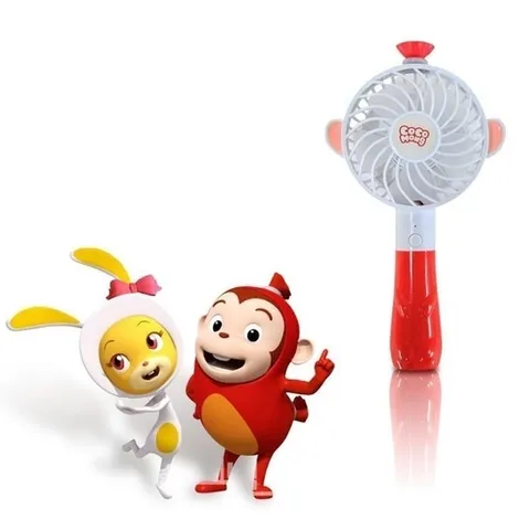 셀러허브 1 [룽스]캐릭터 캐릭터선풍기 충전식 LED 손선풍기
