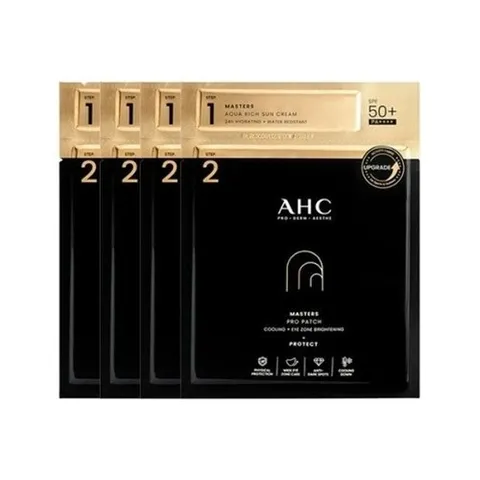 AHC AHC 마스터즈 선패치 2스텝 (선크림 1.5ml) x 4회분 /박세리선패치/골프패치20527910587795