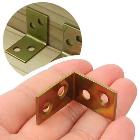 기타 ㄱ자 코너철 10P 소형 꺽쇠 브라켓 경첩 직각 연결-WFFVYIH