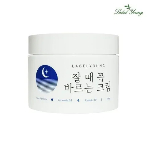 라벨영 쇼킹 잘 때 꼭 바르는 크림 100g / 영양+보습+탄력 3in1 / 자기전 듬뿍 바르면 끝_P327759360