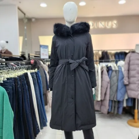 조이너스 여성 브랜드 24신상 안감 누빔 거위털 롱 코트JEW1WIH0430US