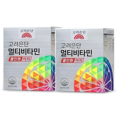 고려은단 고려은단 멀티비타민 올인원 이지 120정 2개 종합비타민 G (45726543)