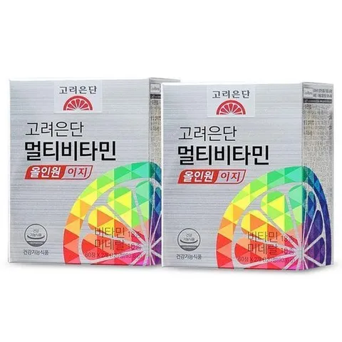 고려은단 고려은단 멀티비타민 올인원 이지 120정 2개 종합비타민 G (45726543)