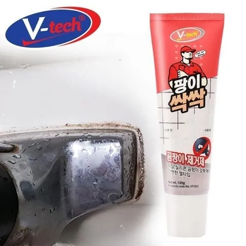 패션플러스 [주식회사 브이와이] [JH0P2O1Q52CP]V텍 곰팡이 팡이싹싹 타일 120g젤 (31392427A)