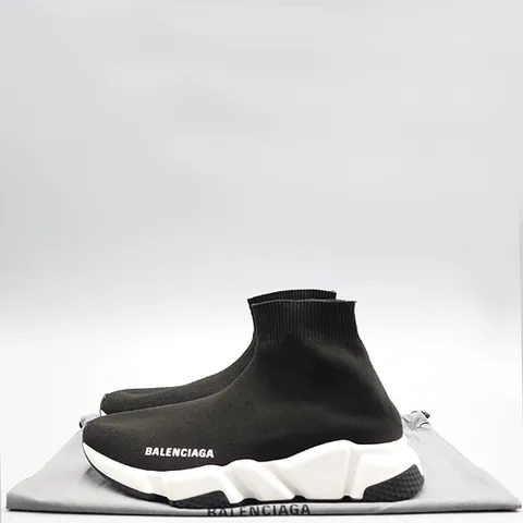 발렌시아가 고이비토 중고명품 Balenciaga(발렌시아가) 스피드러너 하이탑 여성 삭스 스니커즈 - 230MM