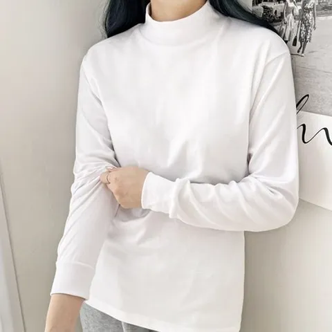 보슈아 여성 기본면 반목폴라티 면폴리혼방 99까지 국내산 1829G_P332299084