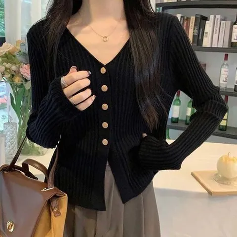 셀러허브 패션 [JHQRETPQ_4B]브이넥 비치로브 금장 긴팔 여성스러운 여성