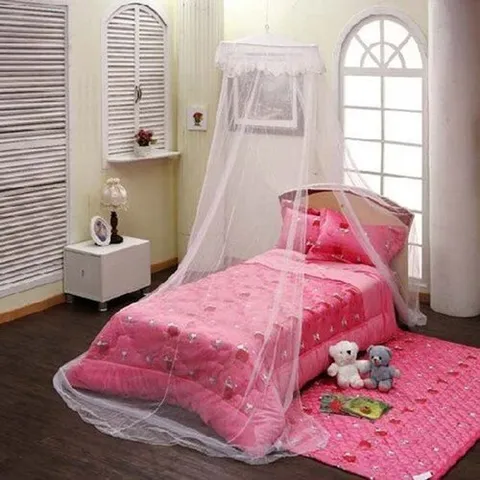 기타 포인트 원형 캐노피 모기장 천장형 공주모기장 침대모 (WC94D63)