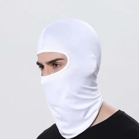 패션플러스 [보드미] 리개 여름용 풀페이스 마스크 화이트