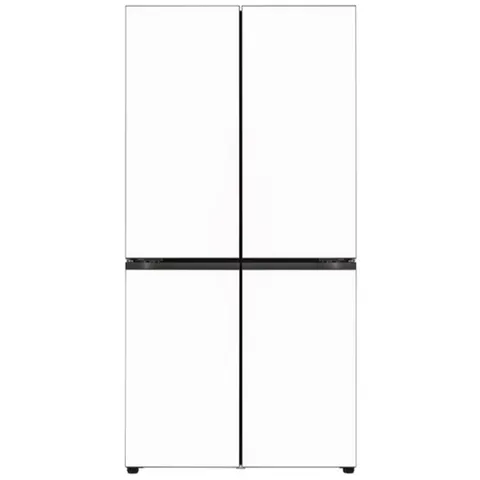 LG전자 LG 오브제컬렉션 2024 더블매직스페이스 871L 글라스 화이트 M875GWW231S