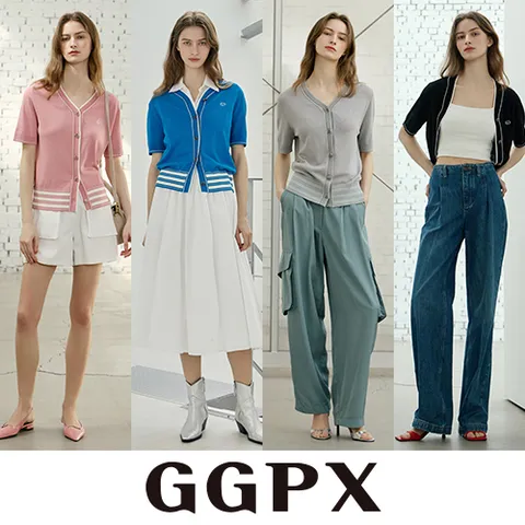 GGPX 인견 스트라이프 가디건 3종
