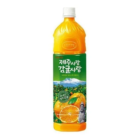 셀러허브 식품 [롯데칠성음료] 제주감귤 1.5L 12입 제주사랑 감귤사랑.