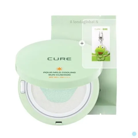 셀러허브 1 김정문알로에 큐어 쿨링 선쿠션 + 리필 크크롱에디션