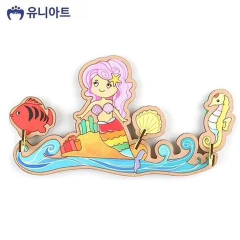 셀러허브 패션 [JHQSYZWR_51GP]입체 마스크걸이 만들기 (인어공주) G25