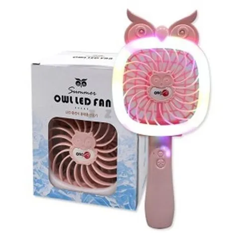 셀러허브 1 [XBH3K562]IS SA 부엉이 LED 충전식 휴대용 선풍기